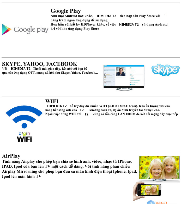 Android TV Box Himedia T2 Google Play
