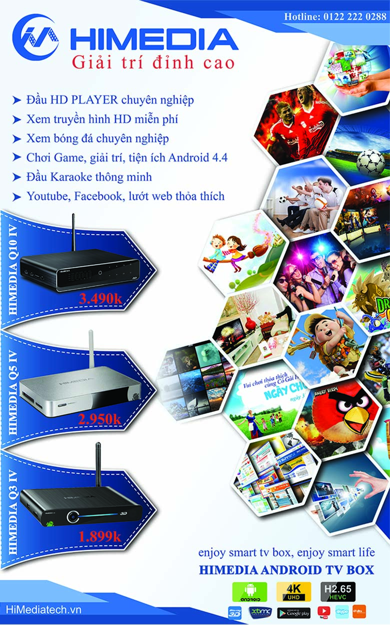 Android TV Box Q10 IV Đa tính năng