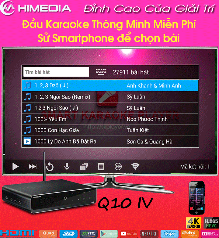 Android TV Box Himedia Q10