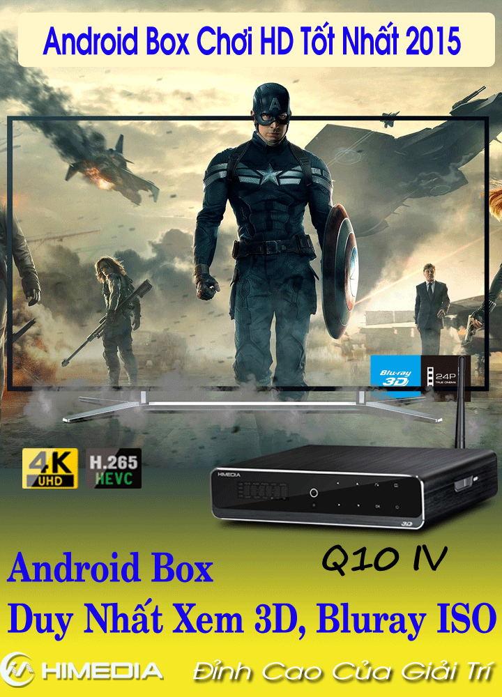 Android TV Box Himedia Q10 - chất lượng âm thanh cực tốt
