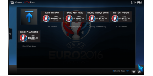XEM TRỰC TIẾP CÁC TRẬN ĐẤU EURO 2016 VỚI ADD-ON CỦA KODI ITVPLUS