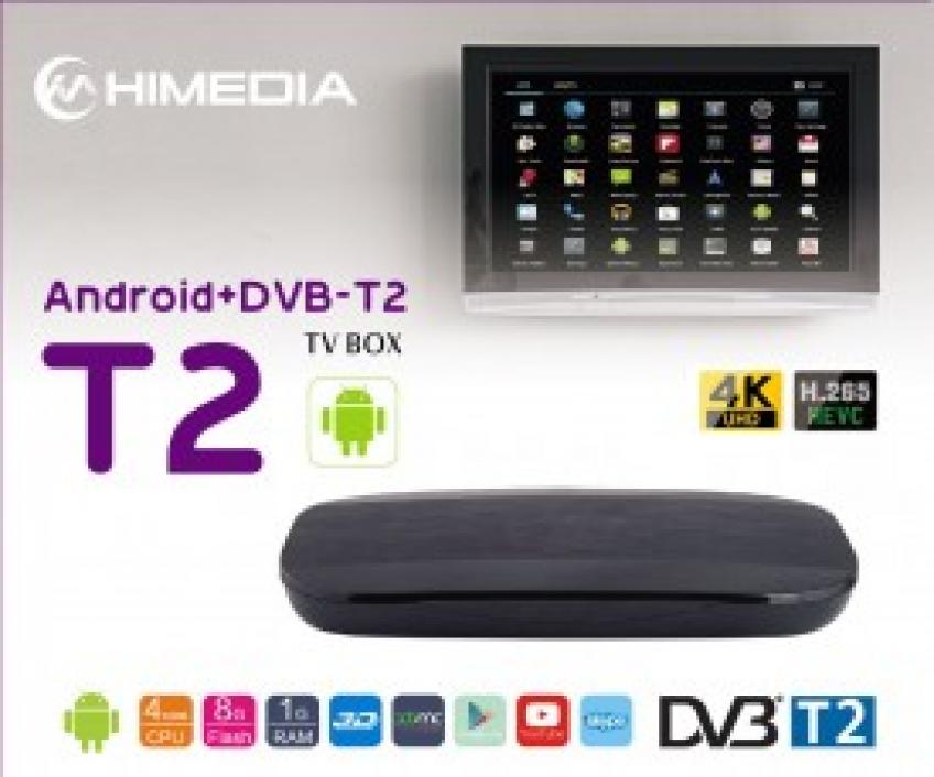 Đánh giá chiếc HIMEDIA T2 - Chiếc Android Box tích hợp đầu thu DVB T2,   xem truyền hình 40 kênh miễn phí không cần internet độc đáo