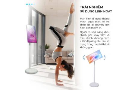 MÀN HÌNH CẢM ỨNG DI ĐỘNG THÔNG MINH HIMEDIA HOME M24, 24INCH, IPS, RAM 4G+128G, ANDROID 12, WEBCAM 8MPX, TÍCH HỢP PIN 8000MAH, BH 12 THÁNG.