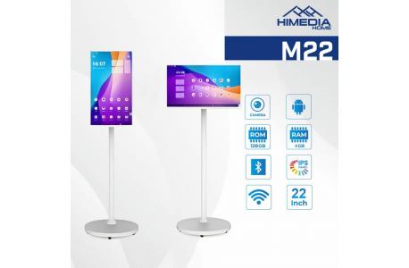 MÀN HÌNH CẢM ỨNG DI ĐỘNG THÔNG MINH HIMEDIA HOME M22, 21.5INCH, IPS, RAM 4G+128G, ANDROID 12, WEBCAM 5MPX, TÍCH HỢP PIN 8000MAH, BH 12 THÁNG
